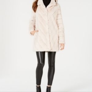 Calvin Klein faux fur coat - *new w/tags